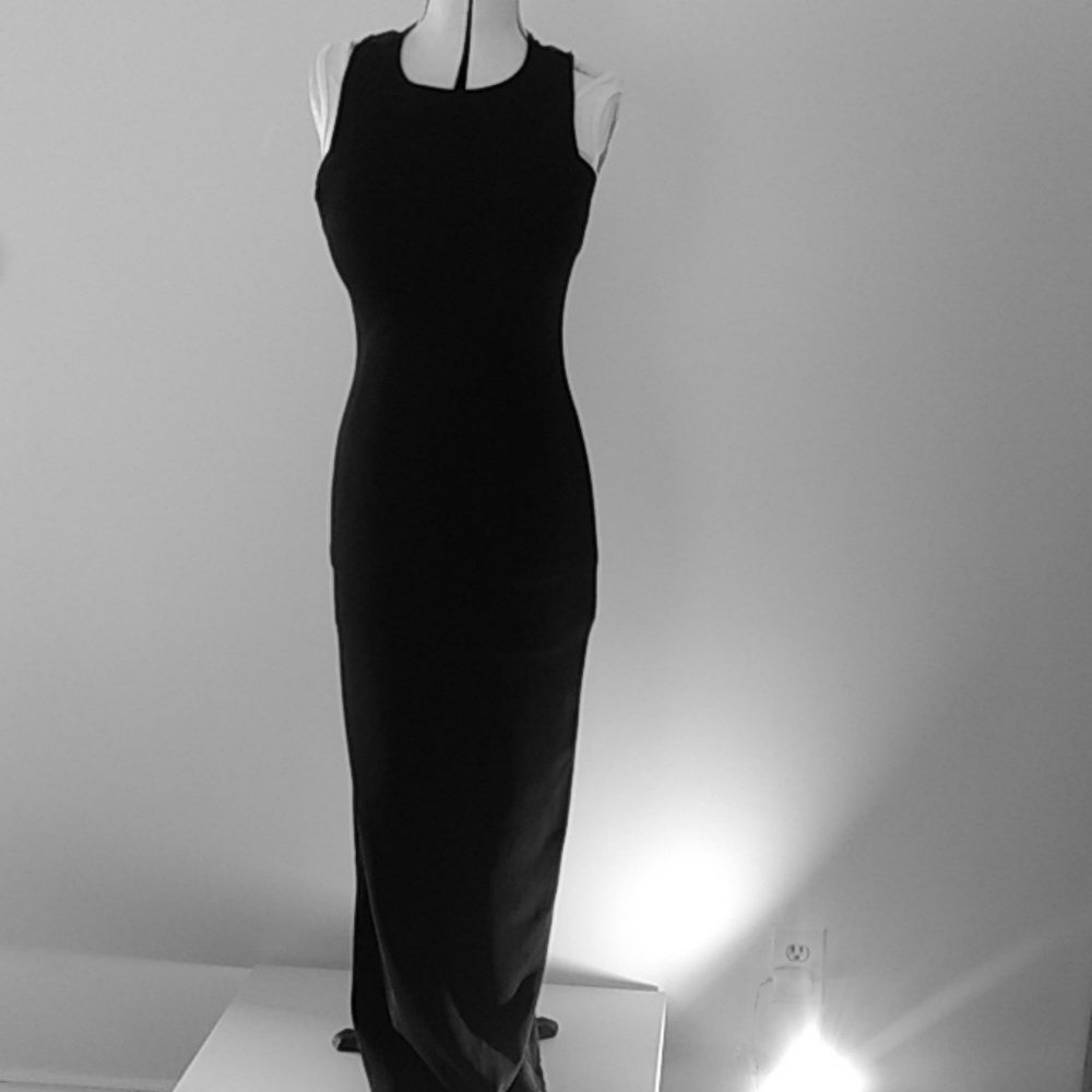 Rampage black maxi dress